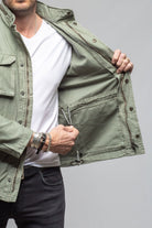 Savu Linen Jacket In Desert Sage - AXEL'S
