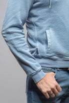 Sibut Zip Hoodie In Ashley Blue - AXEL'S