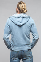 Sibut Zip Hoodie In Ashley Blue - AXEL'S