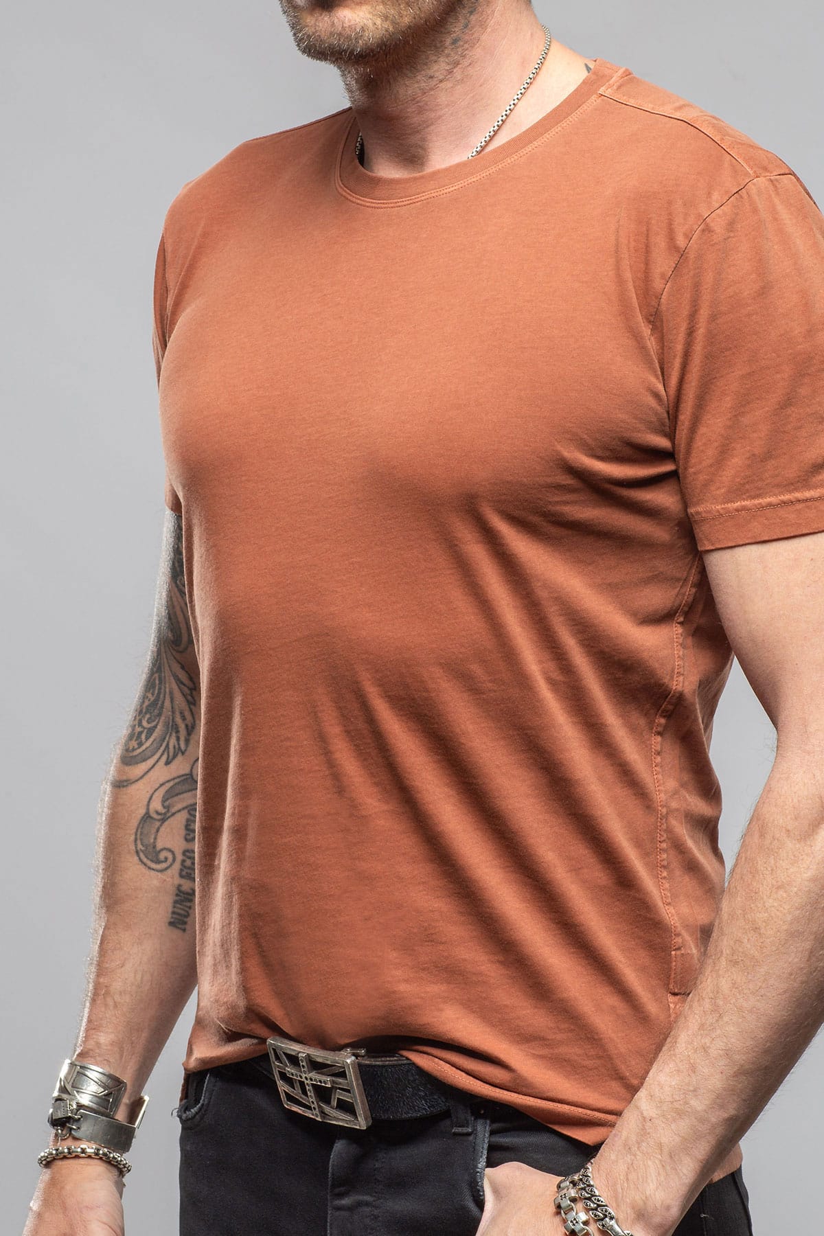 Siput SS Shirt In Marmalade - AXEL'S