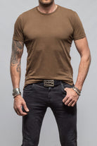 Keeling Siput SS Shirt In Mocha Mens - Shirts - T-Shirts