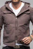 Taiwan Cargo Jacket In Black Bean - AXEL'S