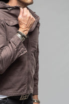 Taiwan Cargo Jacket In Black Bean - AXEL'S