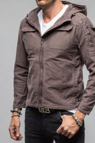 Taiwan Cargo Jacket In Black Bean - AXEL'S