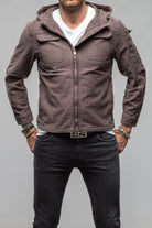 Taiwan Cargo Jacket In Black Bean - AXEL'S