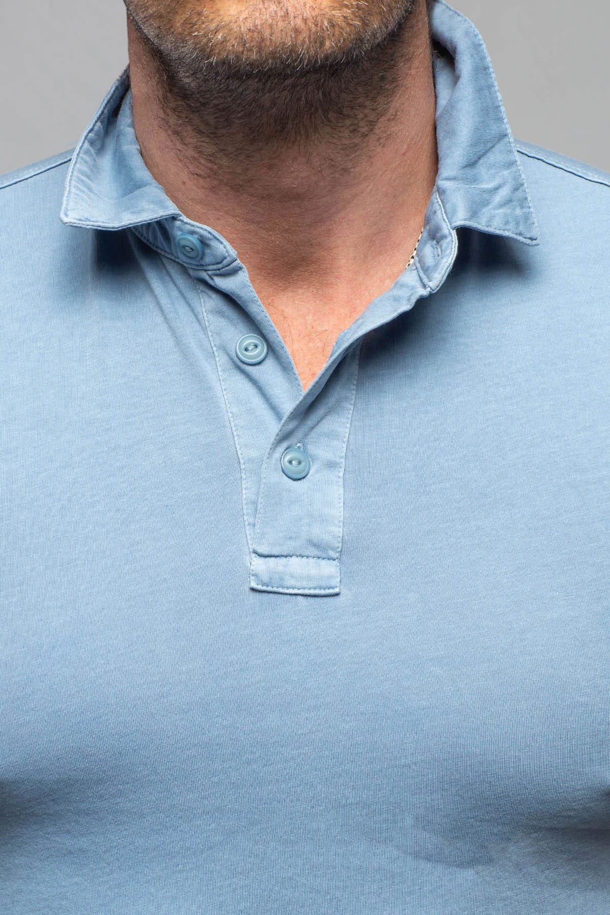 Keeling Tauranga  Polo In Ashley Blue Mens - Shirts - Polos