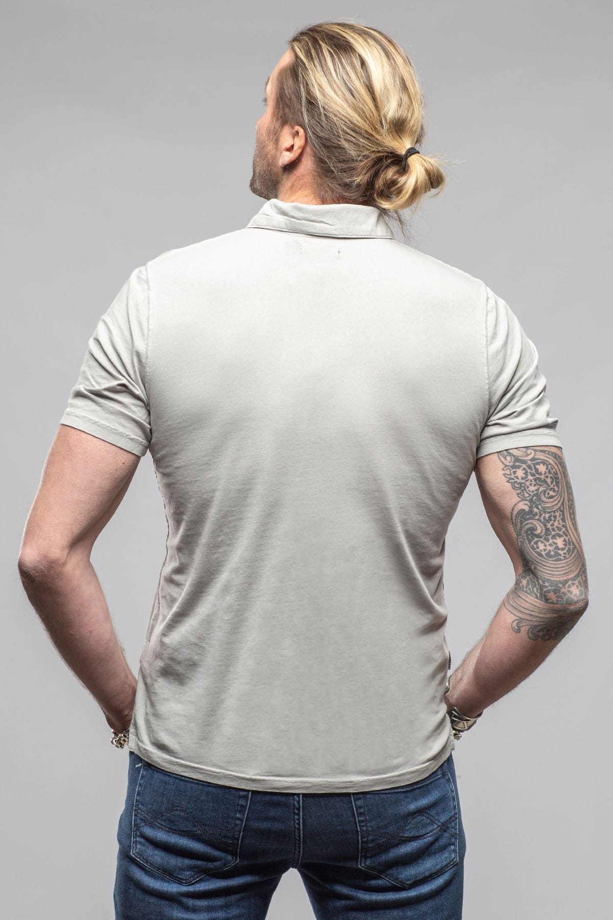 Tauranga Polo In Greige - AXEL'S