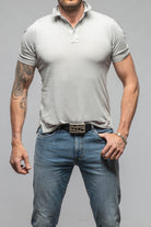 Tauranga Polo In Grey Violet - AXEL'S