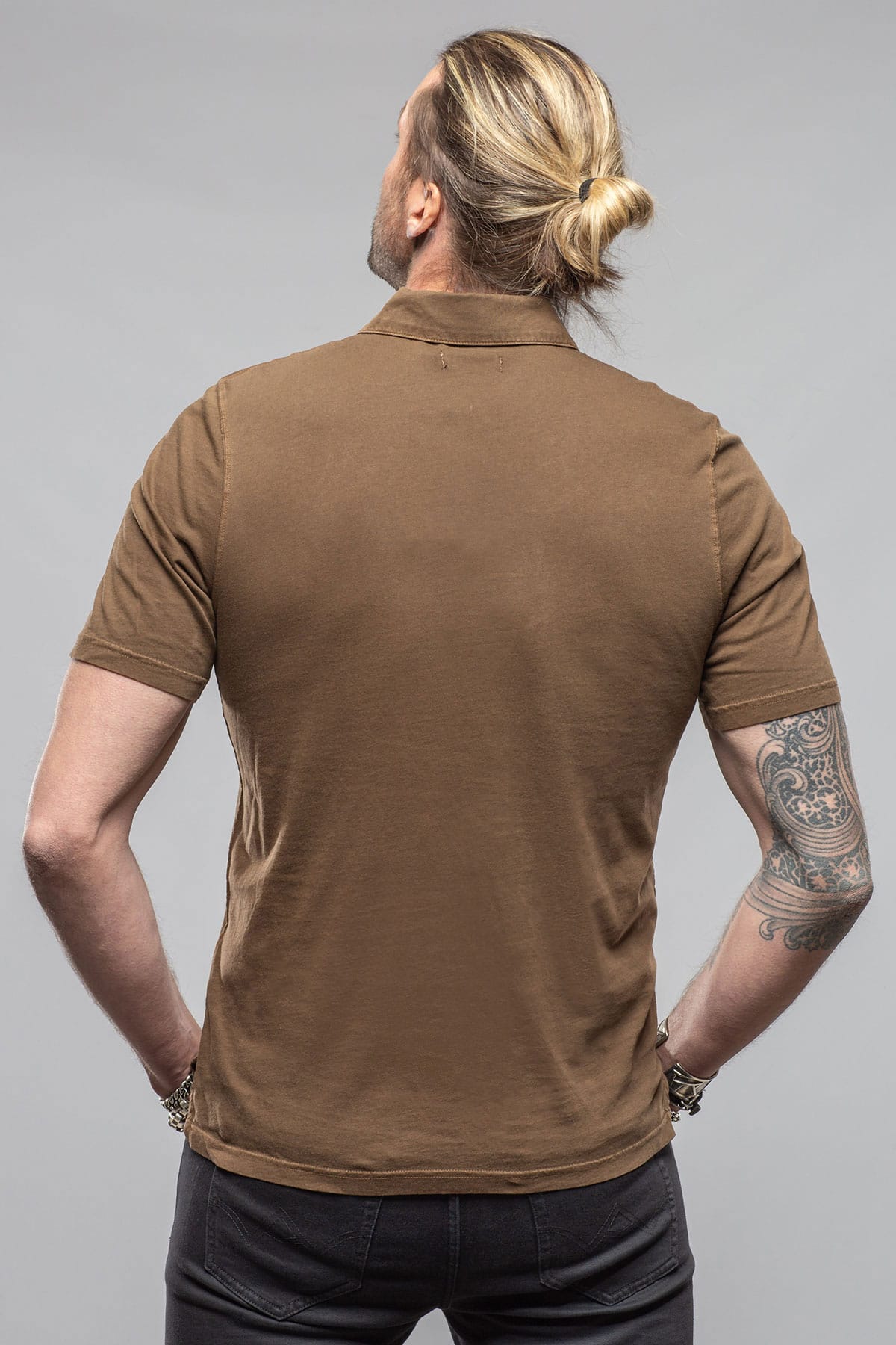 Tauranga Polo In Mocha - AXEL'S