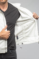 Tavalu Utility Jacket In White - AXEL'S