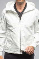 Tavalu Utility Jacket In White - AXEL'S