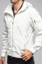Tavalu Utility Jacket In White - AXEL'S