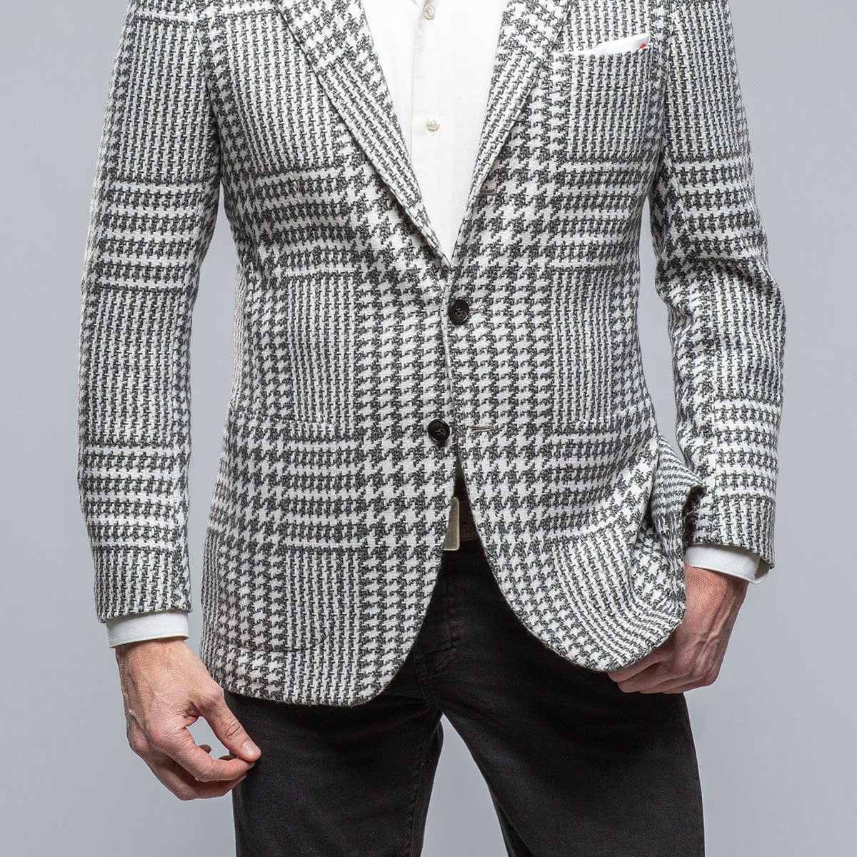 Kiton Hanan Cashmere Sport Coat in Grey – AXEL'S