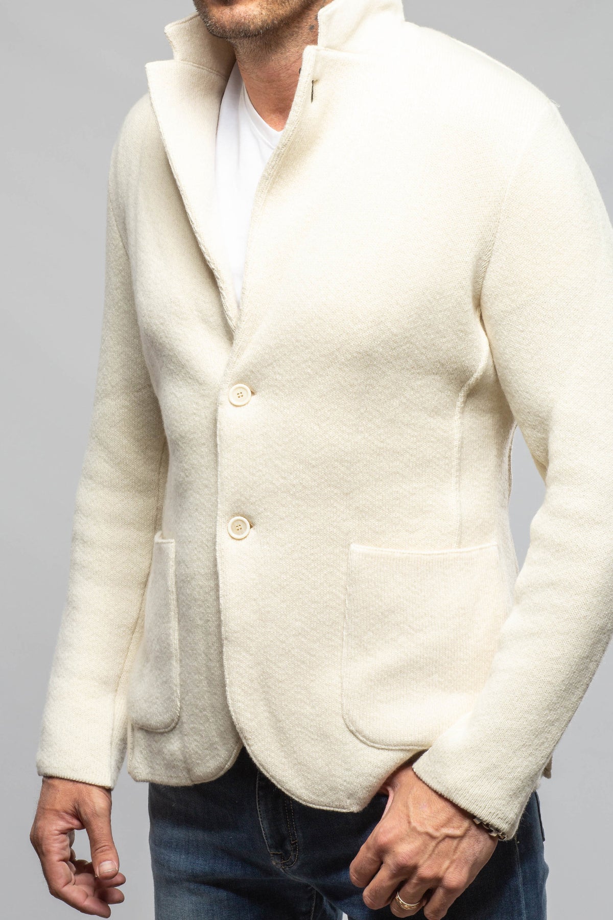 Lardini K2 Cashmere Sweater Jacket Mens - Sweaters