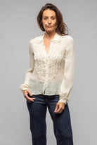 Pascal Chiffon Subtle Ruffle Front - AXEL'S