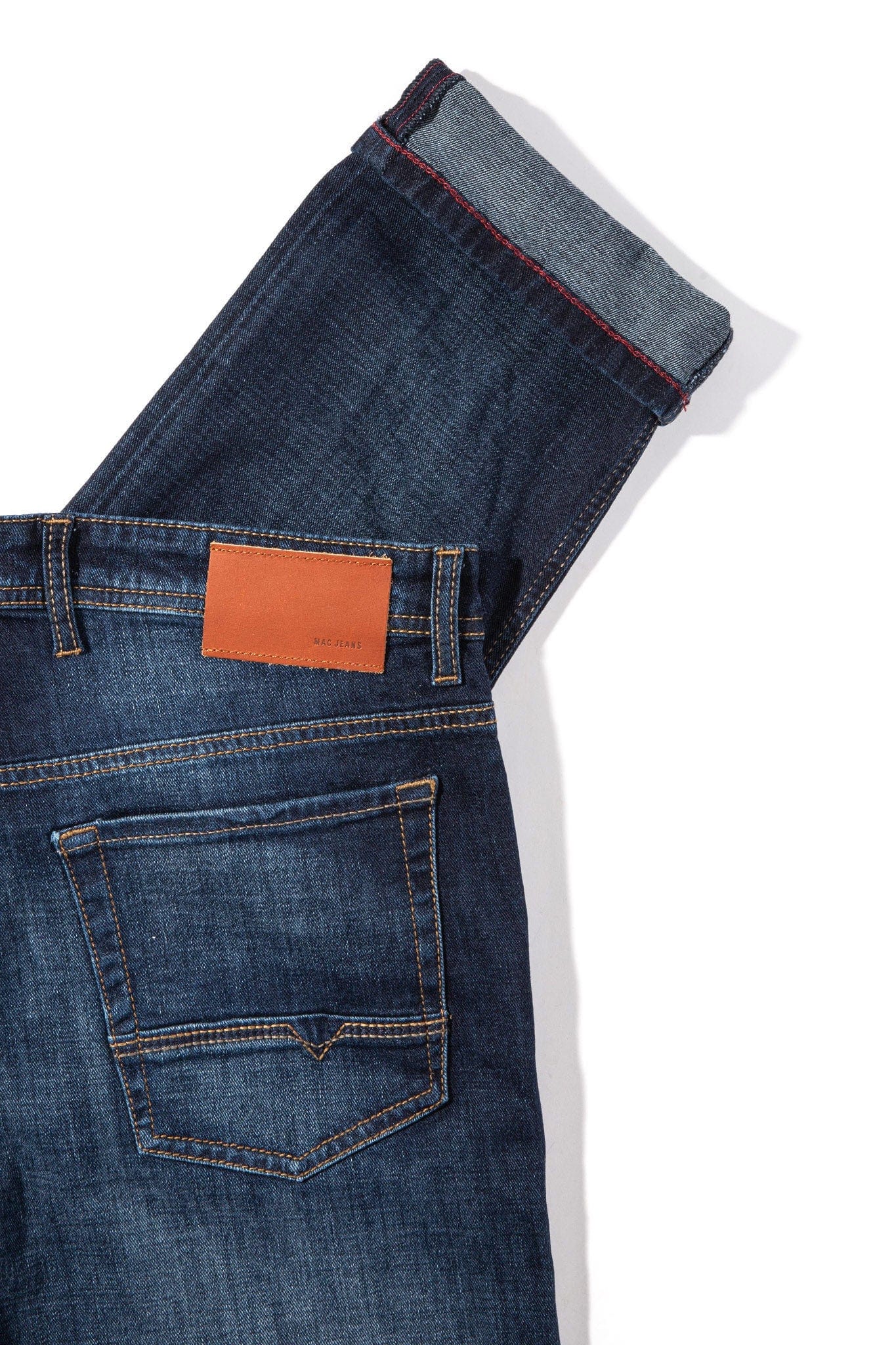 Mac Jeans MAC Arne Jeans in Dark Vintage Blue Mens - Pants - 5 Pocket