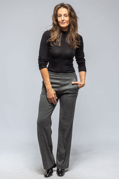 MAC Chiara Knit Trouser in Shadow Melange - AXEL'S