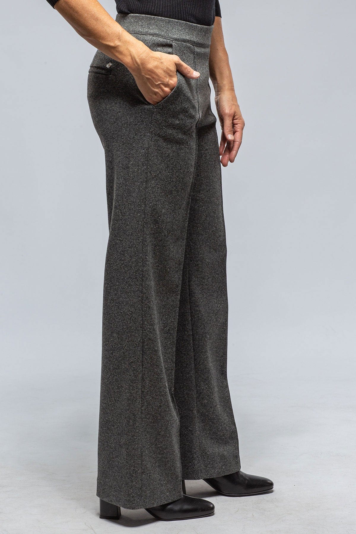 MAC Chiara Knit Trouser in Shadow Melange - AXEL'S