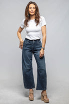 Mac Jeans MAC Dakota Barrel Leg Jean In Vintage Netwash Ladies - Pants - Jeans