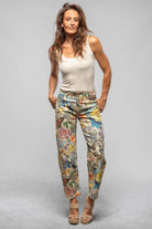 Mac Jeans MAC Danni Authentic Stretch Barrel In Gravel Multicolor Print Ladies - Pants - Jeans