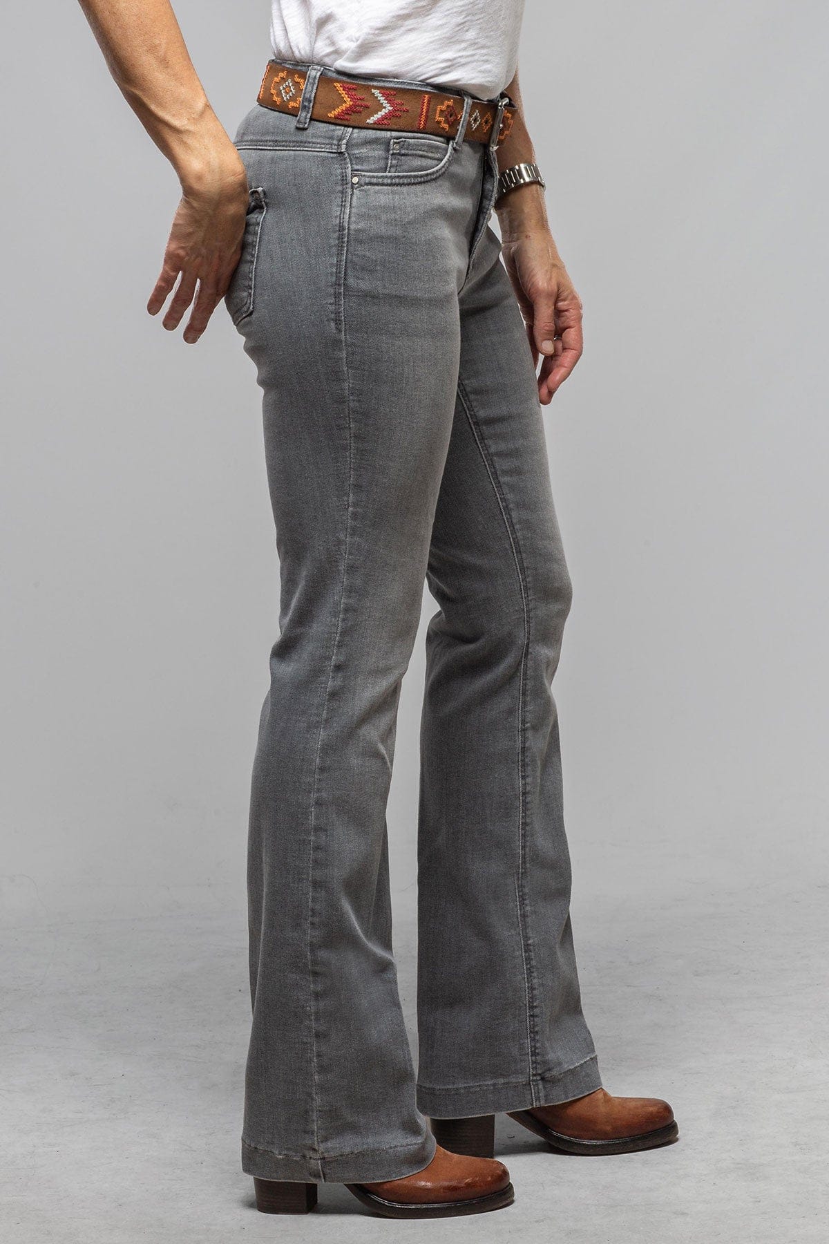 Mac Jeans MAC Dream Boot In Mid Grey Authentic Ladies - Pants - Jeans