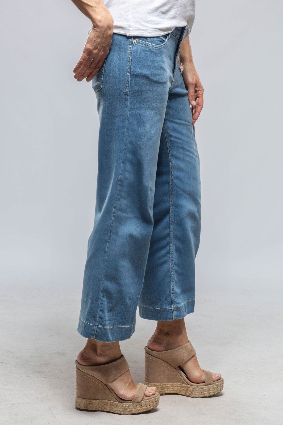 Mac Jeans MAC Dream Culotte in Summer Blue Ladies - Pants - Jeans
