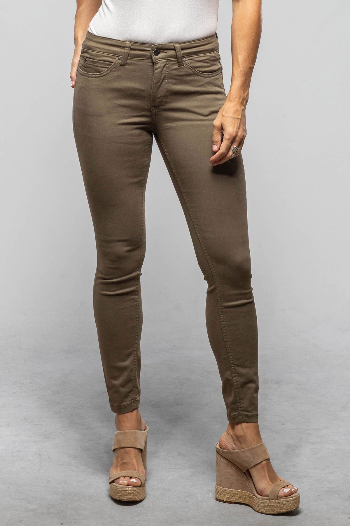 Mac Jeans MAC Dream Skinny In Olive Night Ladies - Pants - Jeans