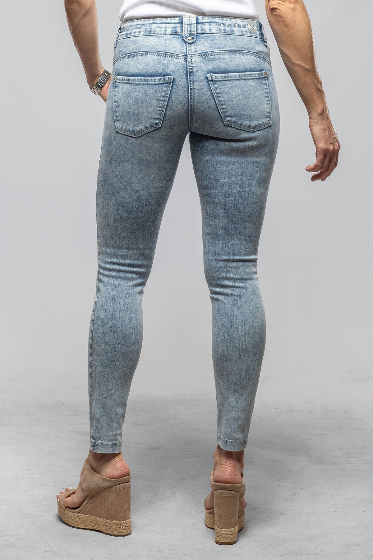 Mac Jeans MAC Dream Skinny Pearl in Light Blue Edgy Wash | Ladies - Pants