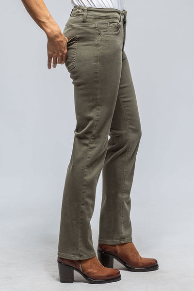 Mac Jeans MAC Dream Straight in Mat Olive Green Ladies - Pants - Jeans
