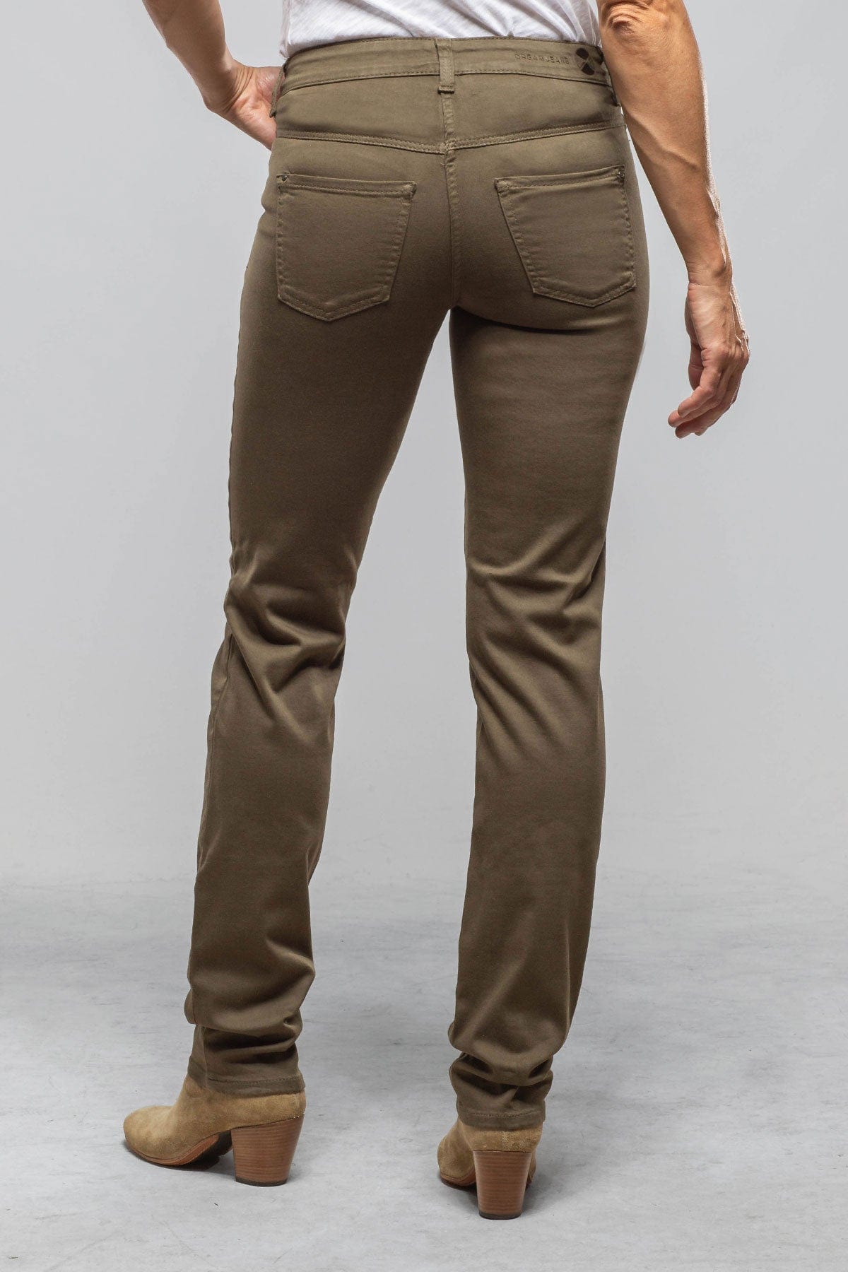 Mac Jeans MAC Dream Straight In Olive Night Ladies - Pants - Jeans