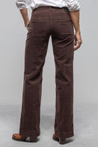 Mac Jeans MAC Dream Wide Corduroy In Truffle Brown Ladies - Pants - Jeans