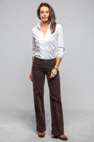 Mac Jeans MAC Dream Wide Corduroy In Truffle Brown Ladies - Pants - Jeans
