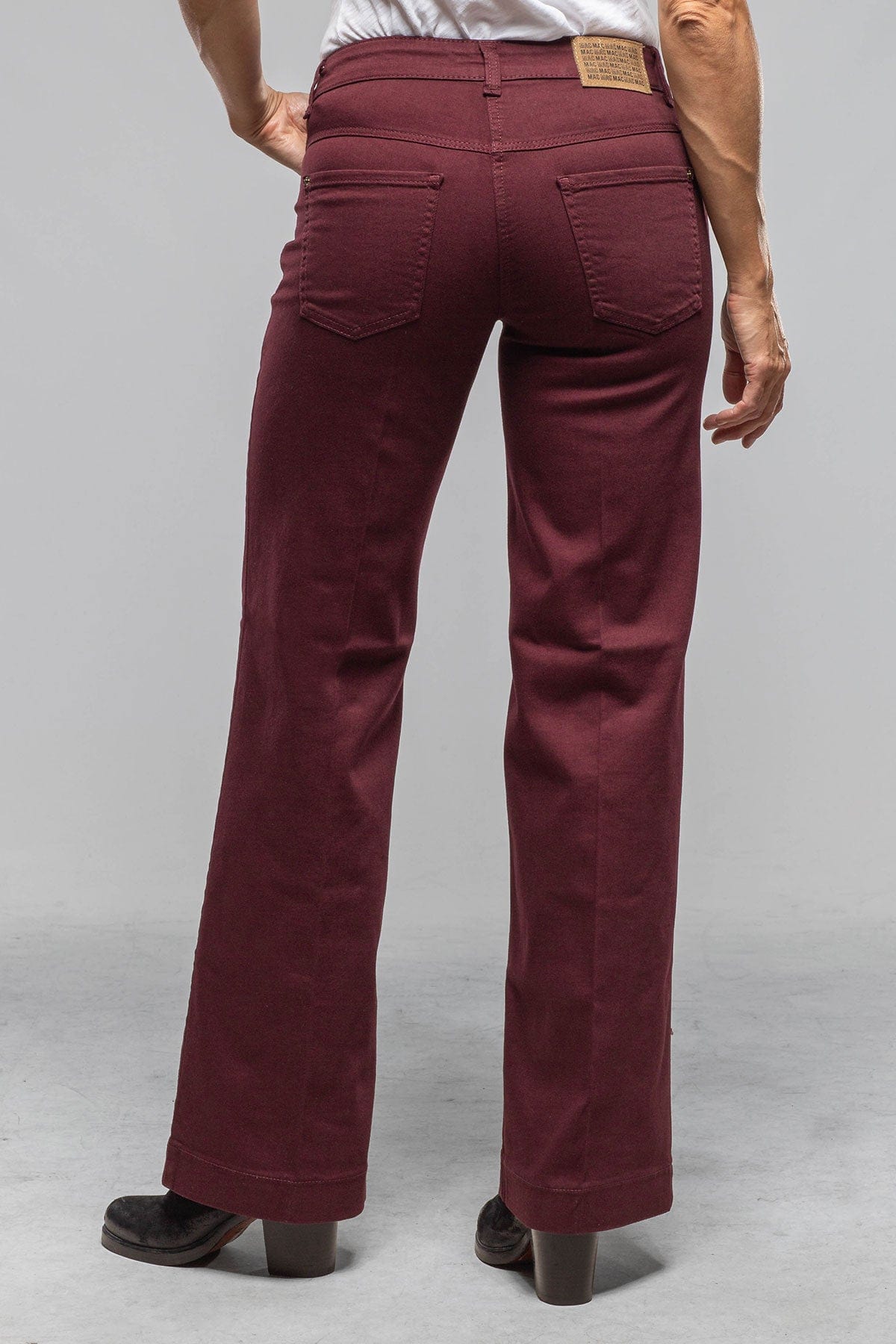 Mac Jeans MAC Dream Wide In Bordeaux Ladies - Pants - Jeans