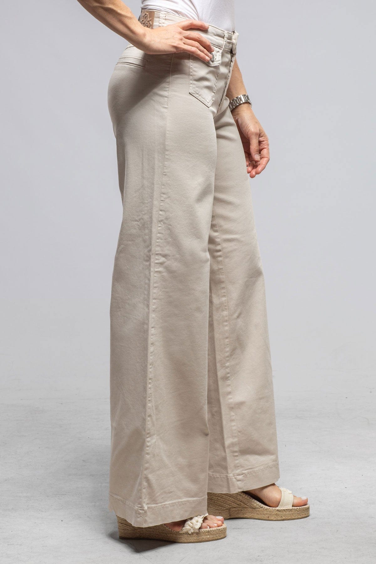 Mac Jeans MAC Dream Wide Pocket In Ivory | Axel's of Vail