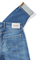 MAC Greg Slim Jeans in Blue Vintage Wash - AXEL'S