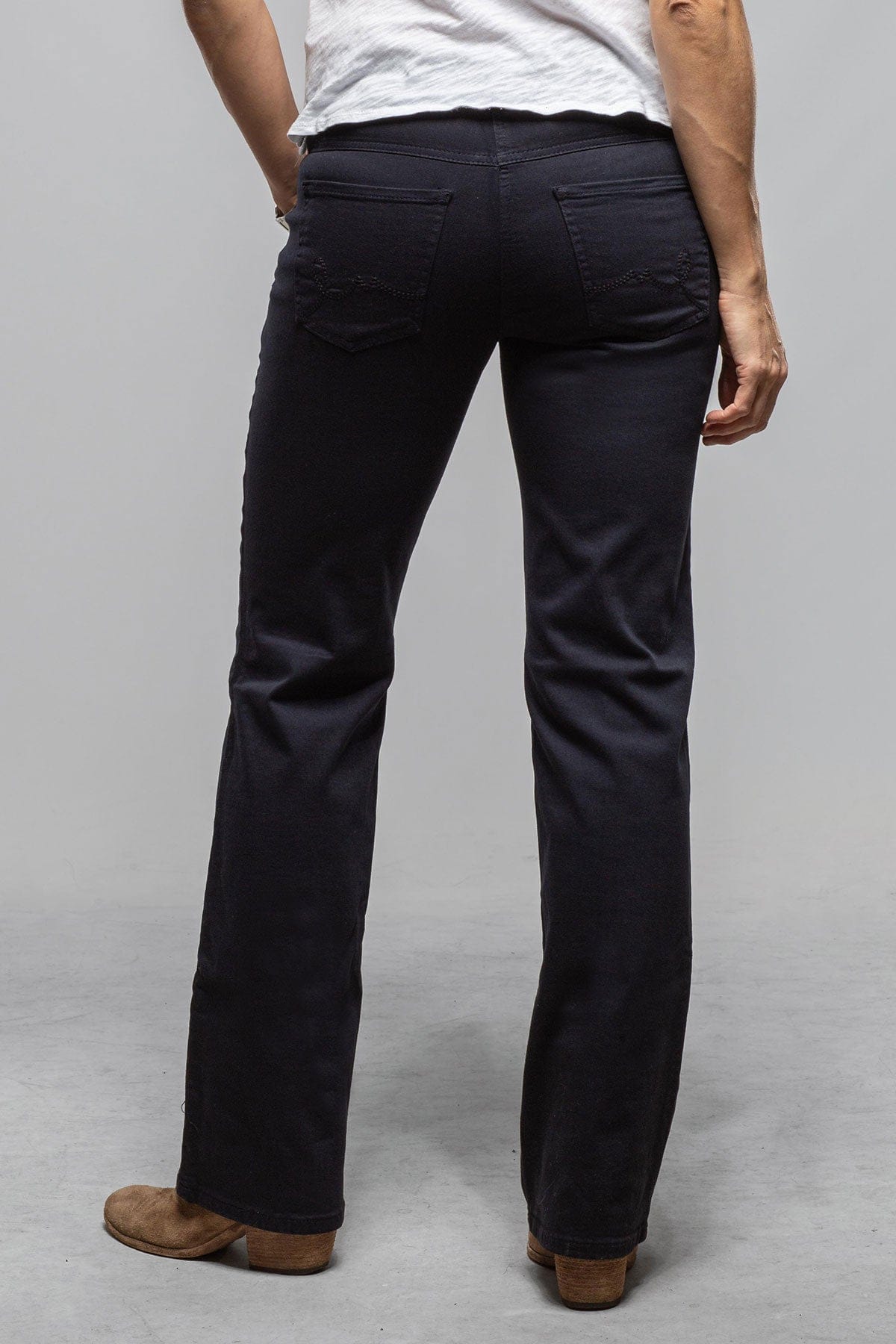 Mac Jeans MAC Laura Authentic High Stretch Gabardine In Navy Ladies - Pants - Jeans
