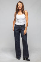 MAC Palazzo Authentic Comfort Denim In Fashion Rinsed - AXEL'S