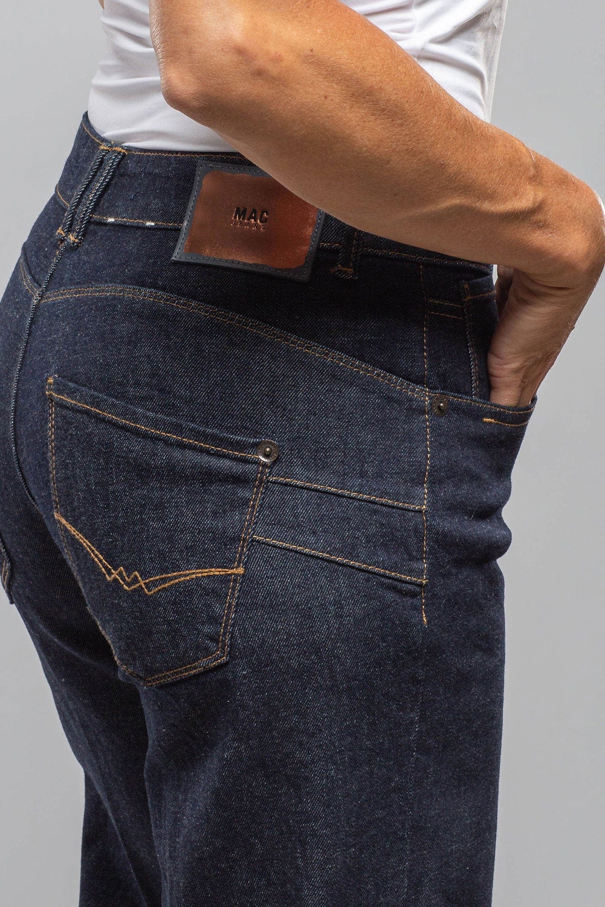 MAC Palazzo Authentic Comfort Denim In Fashion Rinsed - AXEL'S