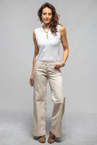 Mac Jeans MAC Rich Palazzo Wide In Antique White Ladies - Pants - Jeans