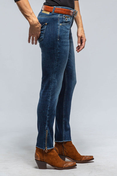 Mac Jeans MAC Rich Slim Chic in Dark Blue Net Wash Ladies - Pants - Jeans