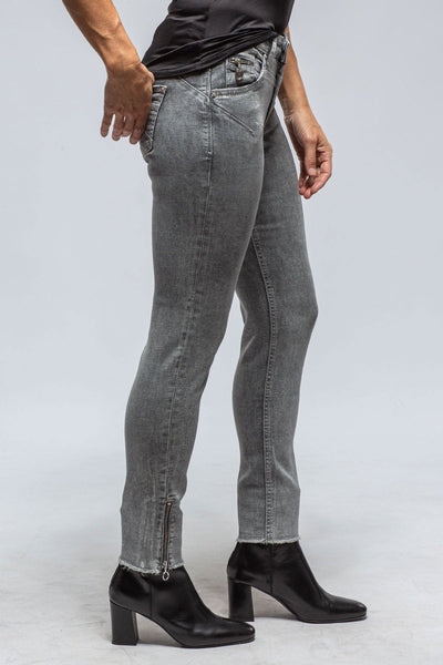 Mac Jeans MAC Rich Slim Chic in Silver Grey Coated Ladies - Pants - Jeans