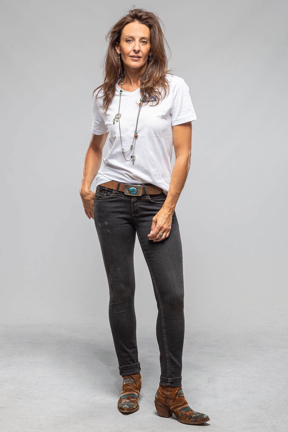 MAC Rich Slim In Fancy Brown Black - AXEL'S
