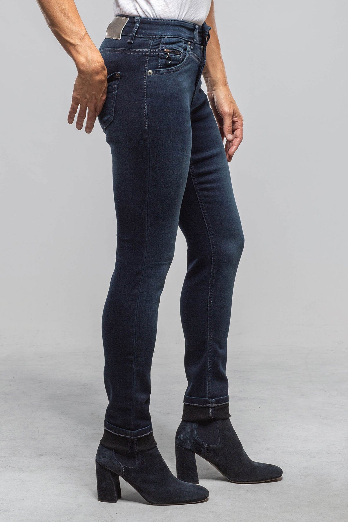 Mac Jeans MAC Rich Slim In Lake Dark Blue Ladies - Pants - Jeans