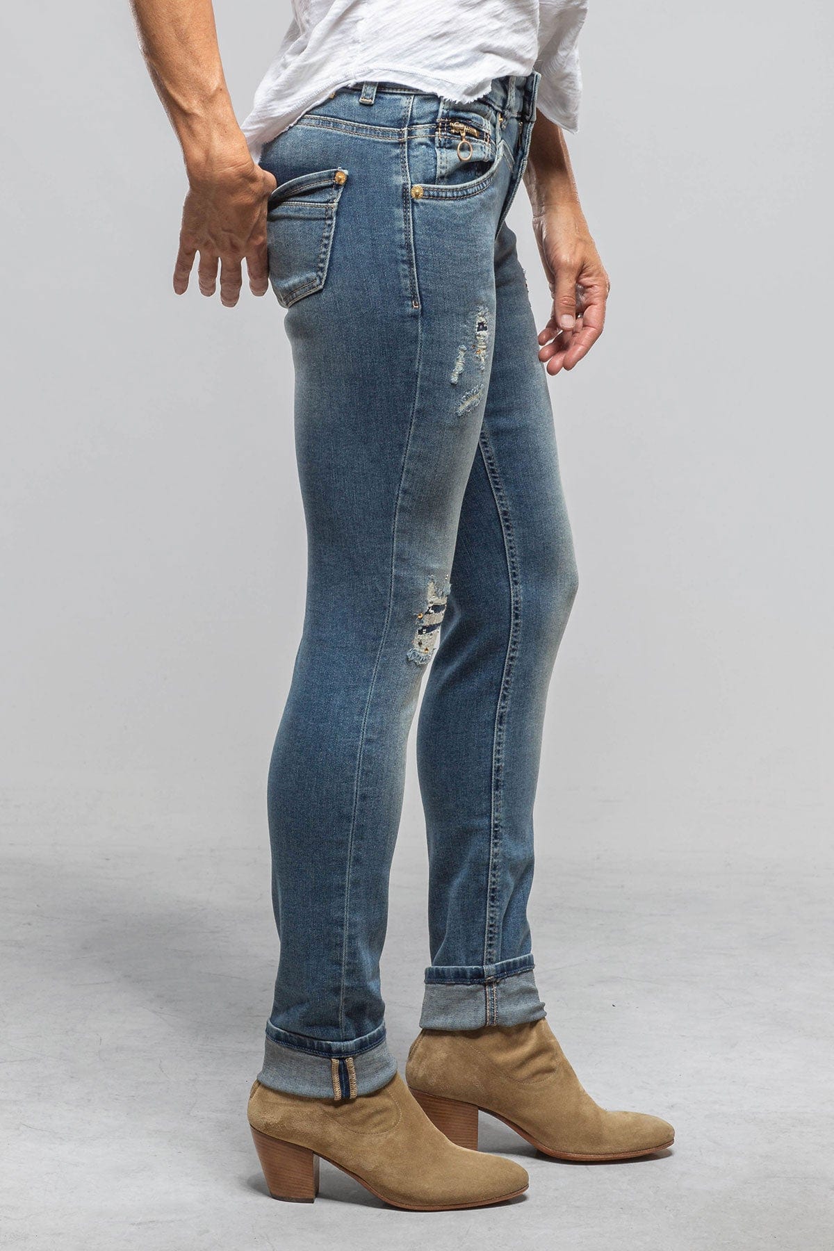 Mac Jeans MAC Rich Slim In Super Glam Ladies - Pants - Jeans