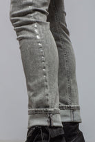 MAC Rich Slim Light Authentic Denim In Silver Grey Coated - AXEL'S