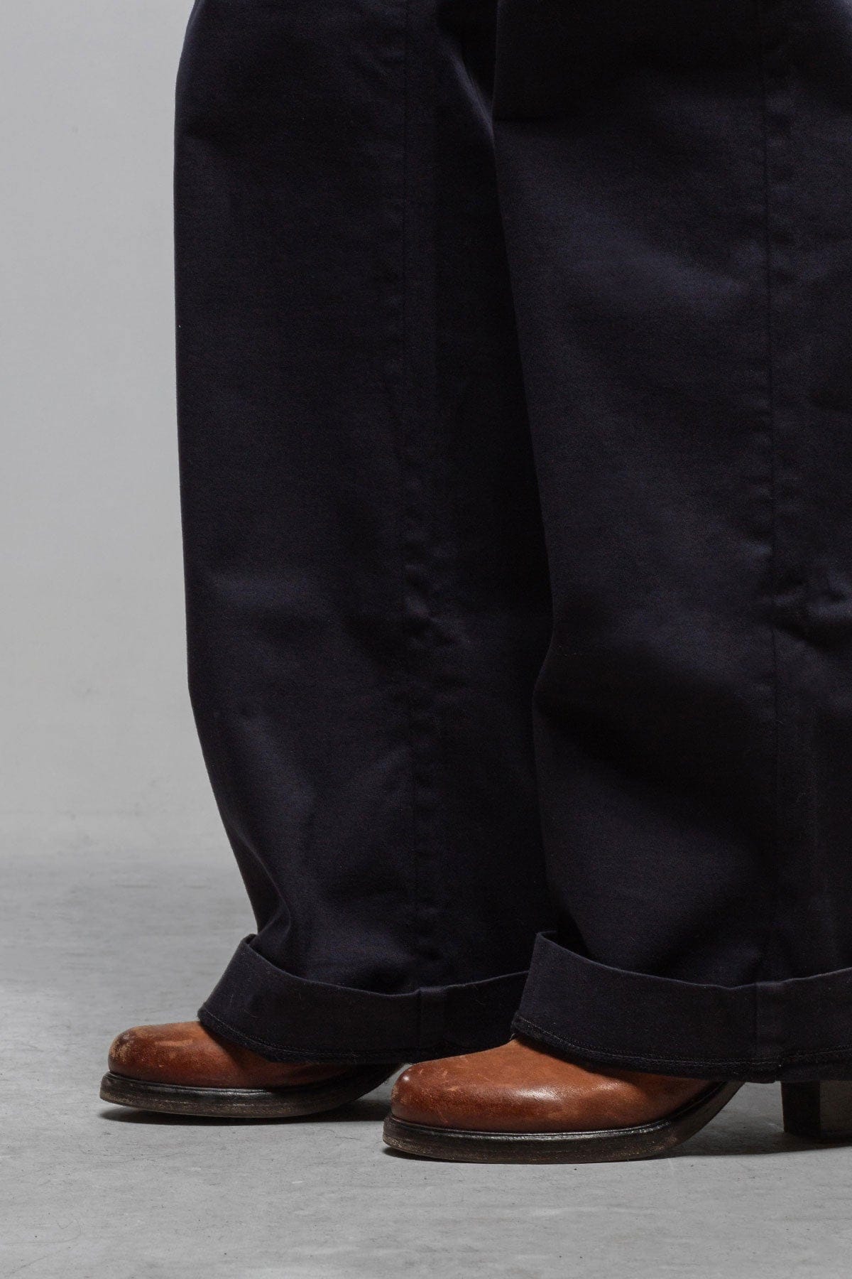 Mac Jeans MAC Wide Authentic High Stretch Gabardine In Dark Blue Ladies - Pants - Jeans