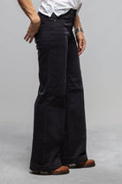 Mac Jeans MAC Wide Authentic High Stretch Gabardine In Dark Blue Ladies - Pants - Jeans