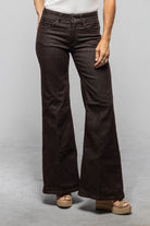 Mac Jeans MAC Wide Flare In Brown Rinsed Ladies - Pants - Jeans