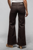 Mac Jeans MAC Wide Flare In Brown Rinsed Ladies - Pants - Jeans