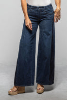 Mac Jeans MAC Wide Vedge In Dark Sky Blue Ladies - Pants - Jeans